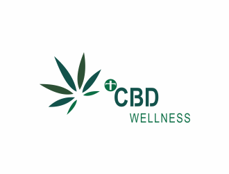 t CBD WELLNESS logo design by arifana