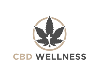 t CBD WELLNESS logo design by ndaru