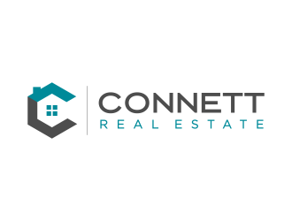 Connett Real Estate logo design by mashoodpp