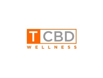 t CBD WELLNESS logo design by bricton