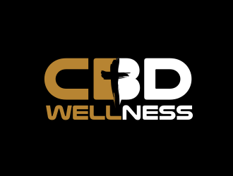 t CBD WELLNESS logo design by schiena