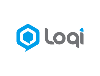 Loqi Messenger logo design by Realistis