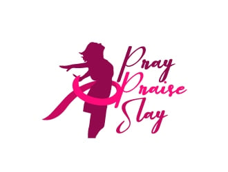 Pray Praise Slay logo design by Mad_designs