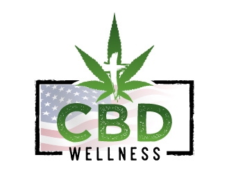 t CBD WELLNESS logo design by jaize