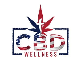 t CBD WELLNESS logo design by jaize