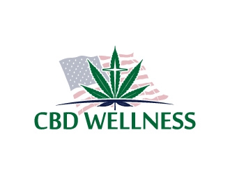 t CBD WELLNESS logo design by jaize