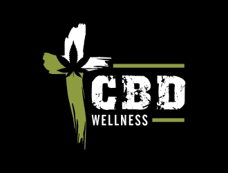 t CBD WELLNESS logo design by totoy07