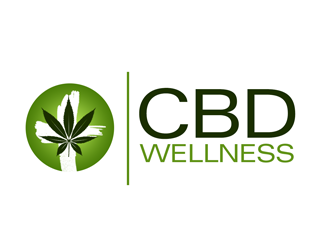 t CBD WELLNESS logo design by kunejo