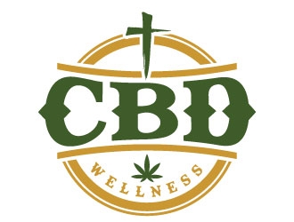 t CBD WELLNESS logo design by daywalker