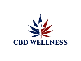 t CBD WELLNESS logo design by MarkindDesign