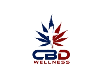 t CBD WELLNESS logo design by MarkindDesign