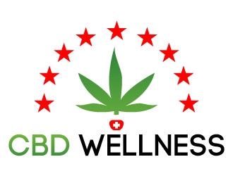 t CBD WELLNESS logo design by arwin21