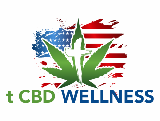 t CBD WELLNESS logo design by bosbejo