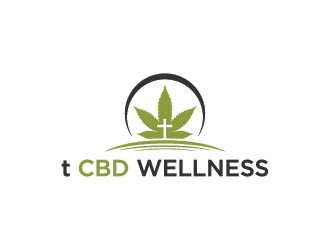 t CBD WELLNESS logo design by GRB Studio