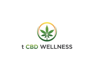 t CBD WELLNESS logo design by GRB Studio