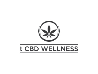 t CBD WELLNESS logo design by GRB Studio