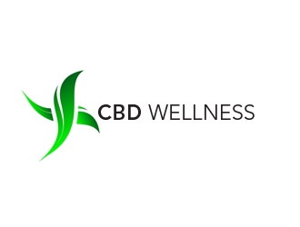 t CBD WELLNESS logo design by gilkkj