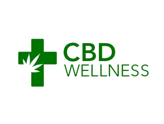 t CBD WELLNESS logo design by samueljho