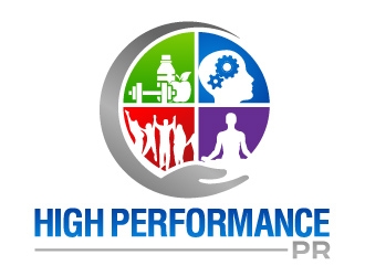 High Performance PR logo design by jaize