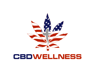 t CBD WELLNESS logo design by done