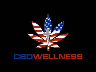 t CBD WELLNESS logo design by done