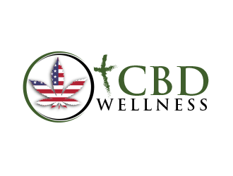 t CBD WELLNESS logo design by BeDesign