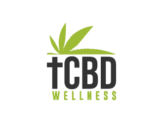 t CBD WELLNESS logo design by denfransko