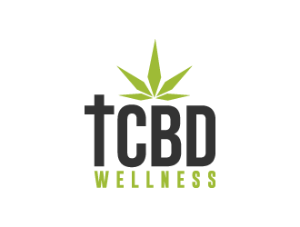 t CBD WELLNESS logo design by denfransko