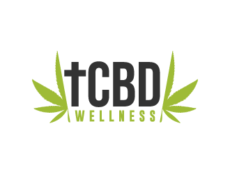 t CBD WELLNESS logo design by denfransko