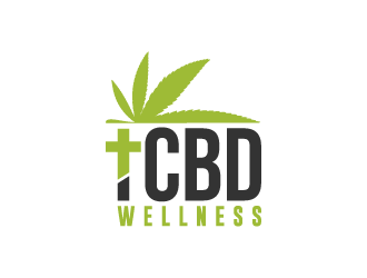 t CBD WELLNESS logo design by denfransko