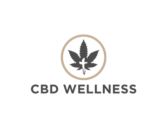 t CBD WELLNESS logo design by ndaru