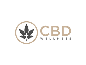 t CBD WELLNESS logo design by ndaru