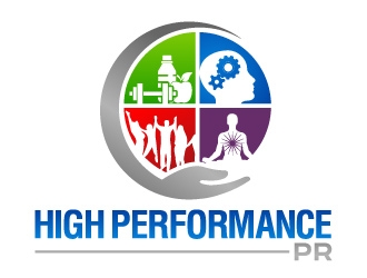 High Performance PR logo design by jaize