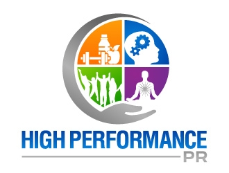 High Performance PR logo design by jaize