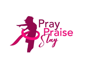 Pray Praise Slay logo design by Mad_designs