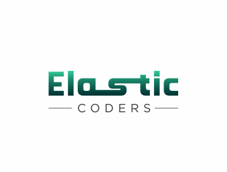 Elastic Coders logo design by MagnetDesign