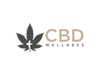 t CBD WELLNESS logo design by ndaru