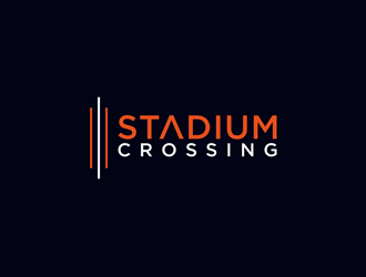 Stadium Crossing logo design by alby