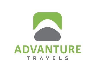 Advanture Travels logo design by AisRafa