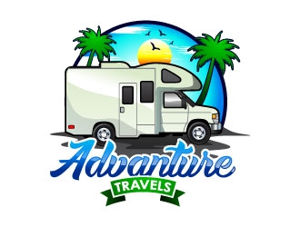 Advanture Travels logo design by uttam