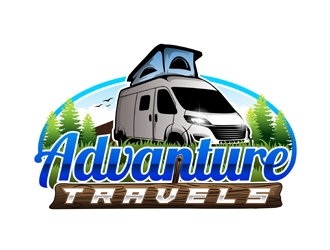 Advanture Travels logo design by DreamLogoDesign