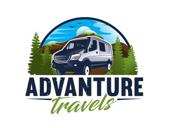 Advanture Travels logo design by DreamLogoDesign