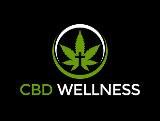 t CBD WELLNESS logo design by maseru