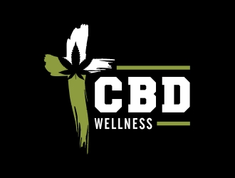 t CBD WELLNESS logo design by totoy07