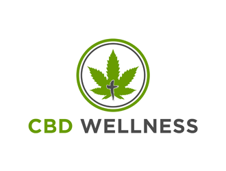 t CBD WELLNESS logo design by ndaru