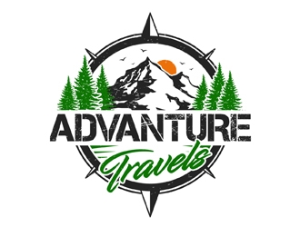 Advanture Travels logo design by DreamLogoDesign