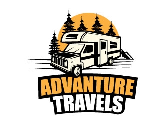 Advanture Travels logo design by Suvendu