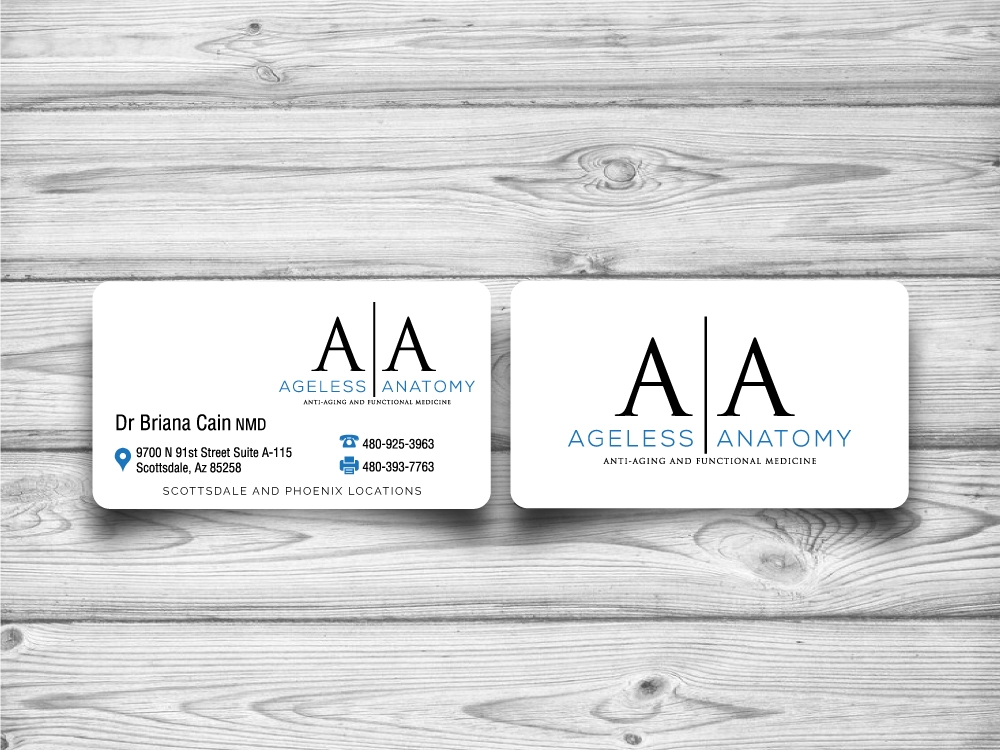 Ageless Anatomy logo design by jaize