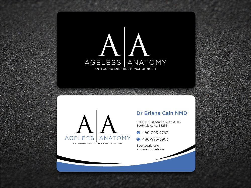 Ageless Anatomy logo design by labo