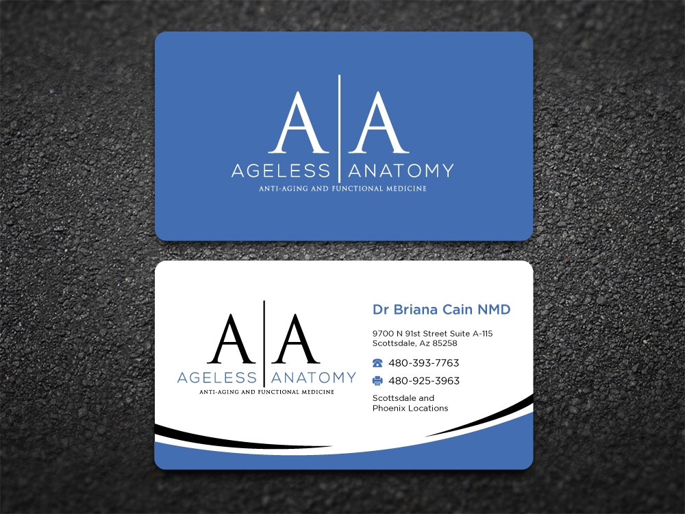 Ageless Anatomy logo design by labo